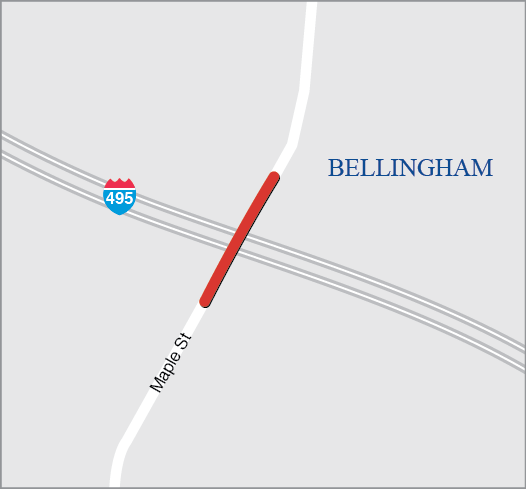 Bellingham: Bridge Replacement, B-06-022, Maple Street over Interstate 495 Bellingham: Bridge Replacement, B-06-022, Maple Street over Interstate 495